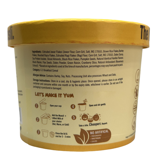 Chooperr Cup Millet Muesli - Vanilla Combo