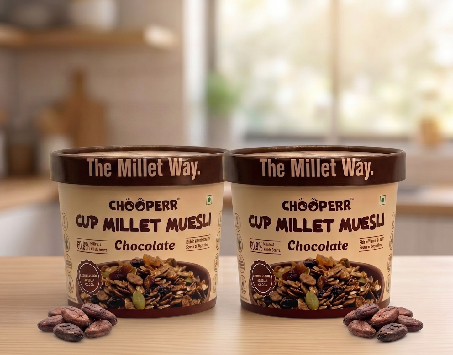 Chooperr Cup Millet Muesli - Chocolate Combo