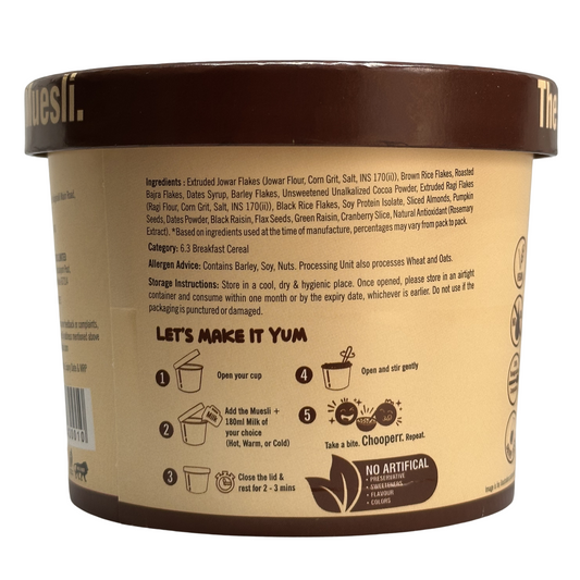 Chooperr Cup Millet Muesli - Chocolate Combo